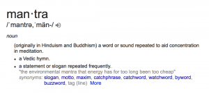 What is a Mantra?