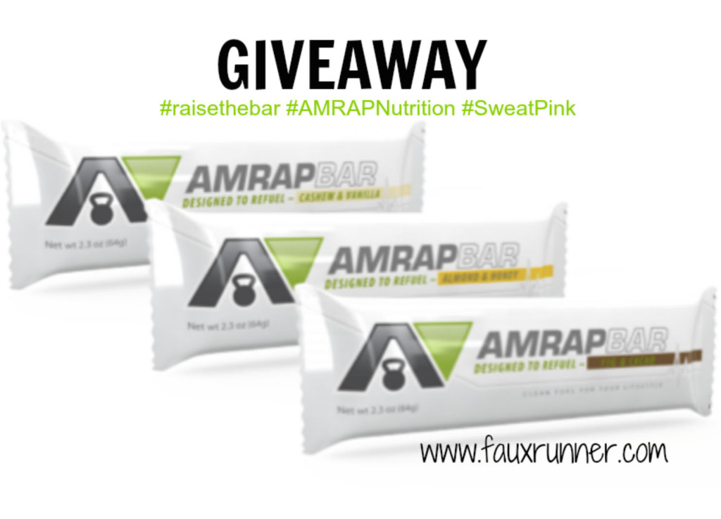 AMRAP Nutrition Bar Giveaway!