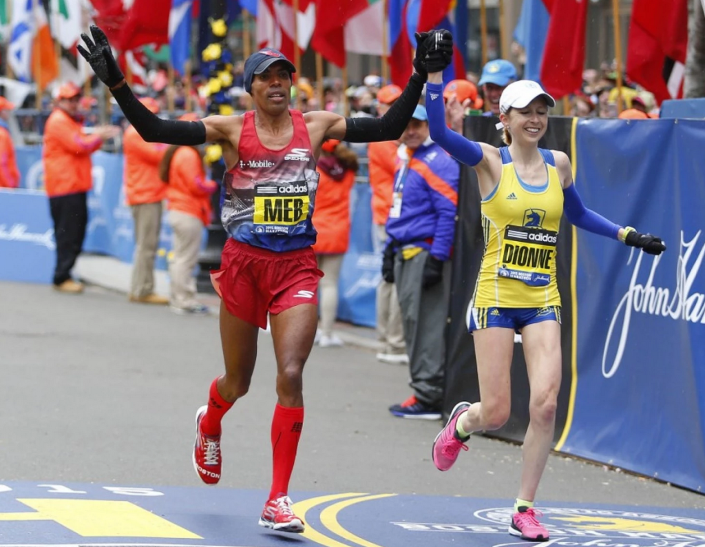 Meb Dionne Boston Marathon 2015