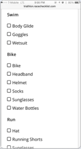 Triathlon Transition