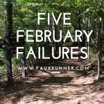 Friday Five: Goals that I’ve fallen Short of