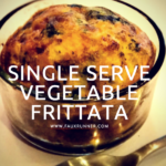 Single Serve Vegetable Frittata