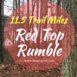 Red Top Rumble – My First Trail Race
