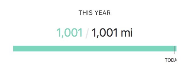 1000 Miles in 2017