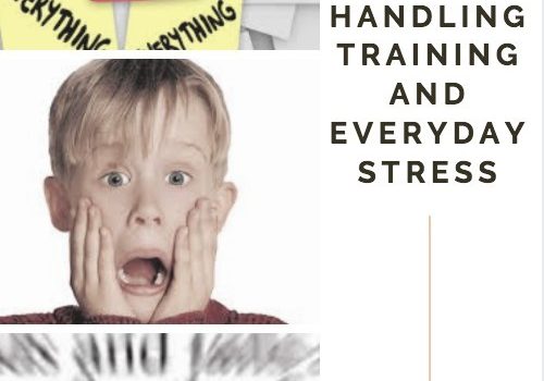 Tips for handling Training and Everyday Stress Tips for handling Training and Everyday Stress